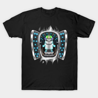 Cute Unicorn Inside Costume Cute Unicorn Takes Over Control T-Shirt